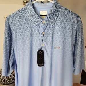 Greg Norman 1/4 polo Men's Large,New with Tags